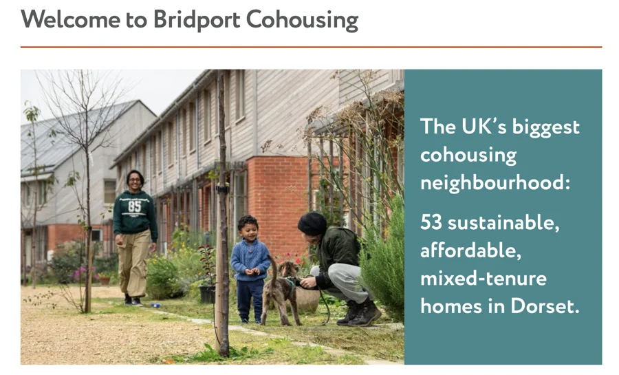 Bridport housing project in Dorset